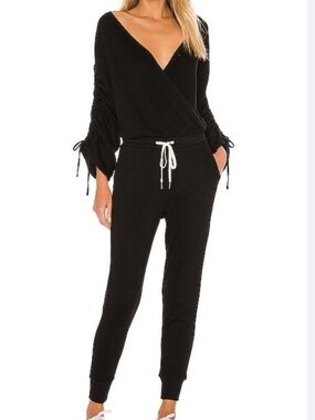 Philanthropy Black Women’s V-neck Jumpsuit